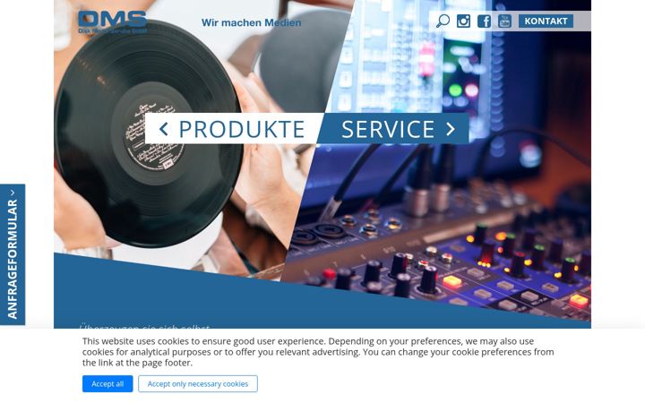 Screenshot of dms-berlin.com