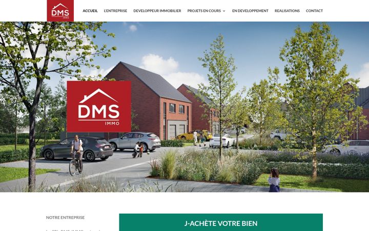 Screenshot of dms-immo.be