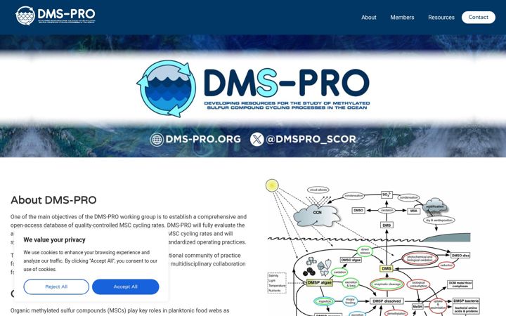 Screenshot of dms-pro.org