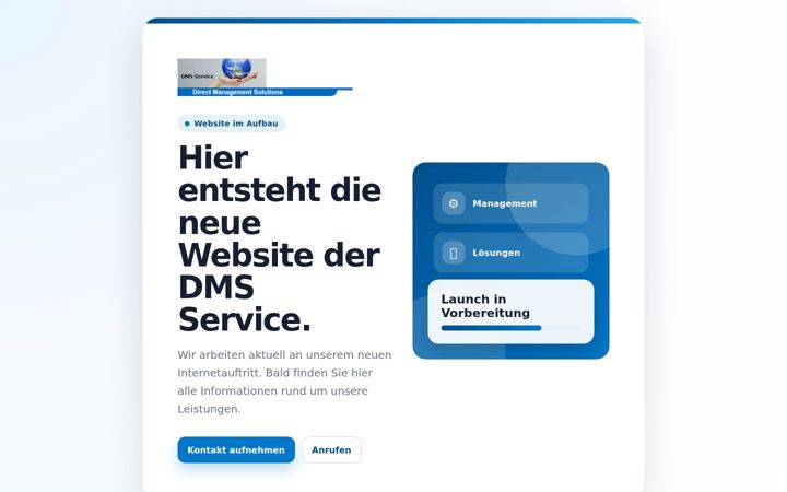 Screenshot of dms-service.eu