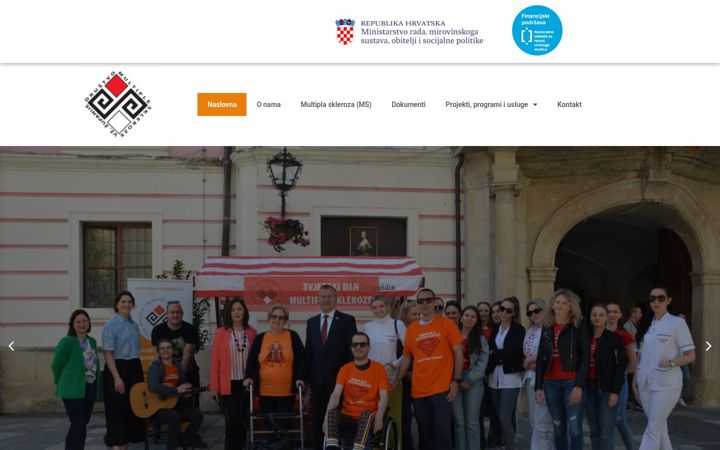 Screenshot of dms-varazdin.hr
