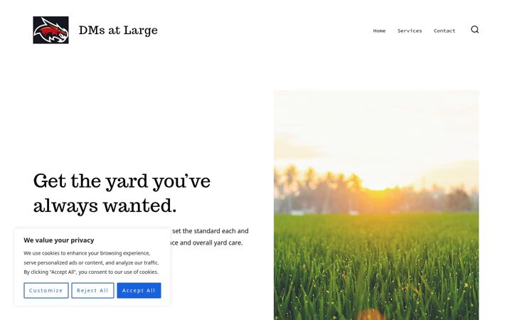 Screenshot of dmsatlarge.com