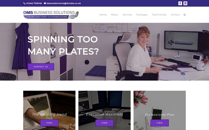 Screenshot of dmsbs.co.uk