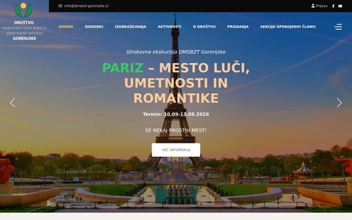 Screenshot ta' dmsbzt-gorenjske.si