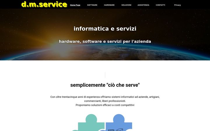 Screenshot of dmservice.it
