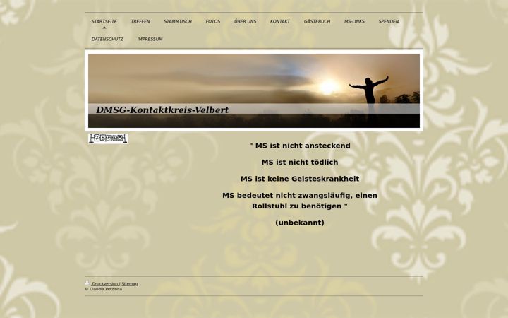 Screenshot of dmsg-kontaktkreis-velbert.eu