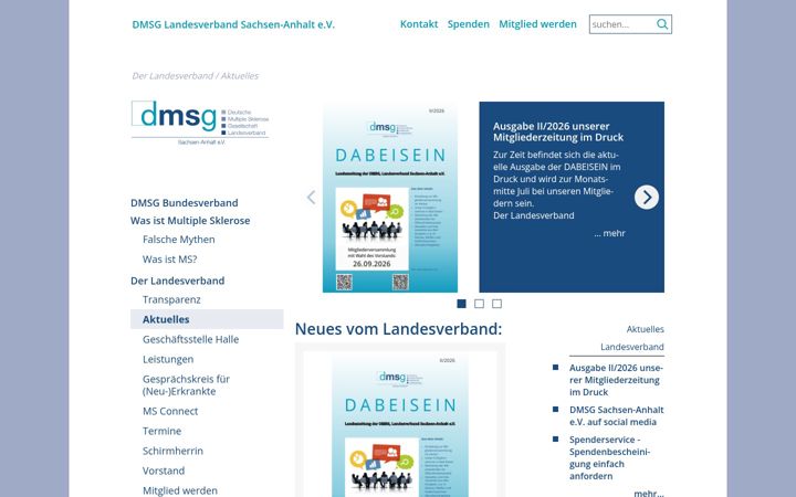 Screenshot of dmsg-sachsen-anhalt.de