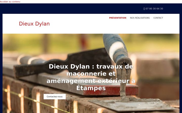 Screenshot of dmsmaconnerie.fr