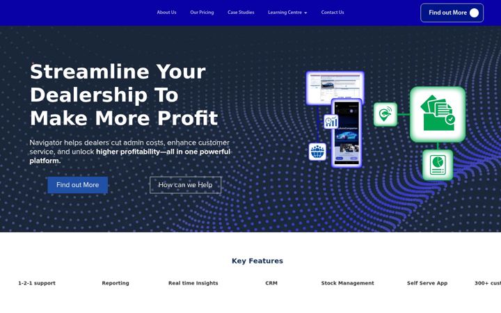 Screenshot of dmsnavigator.com