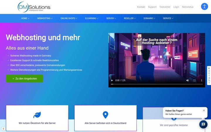 Ekrānuzņēmums no dmsolutions.de
