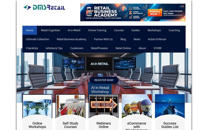 Screenshot of dmsretail.com