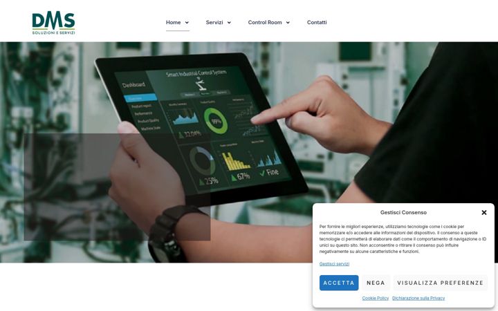 Screenshot of dmsservizi.it