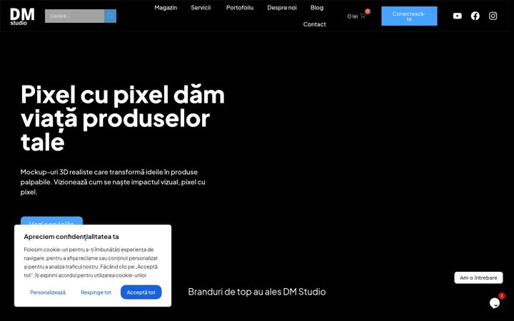 Screenshot of dmstudio.ro