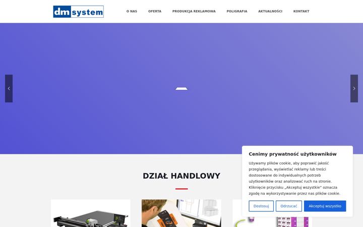 Captura de ecrã de dmsystem.com.pl