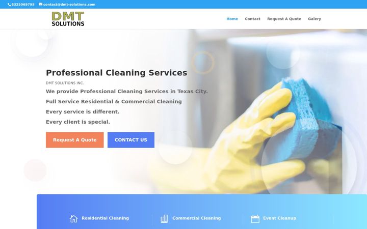 Screenshot of dmt-solutions.com