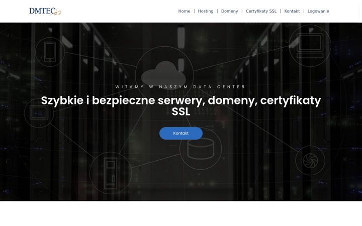 Skærmbillede af dmtec.pl