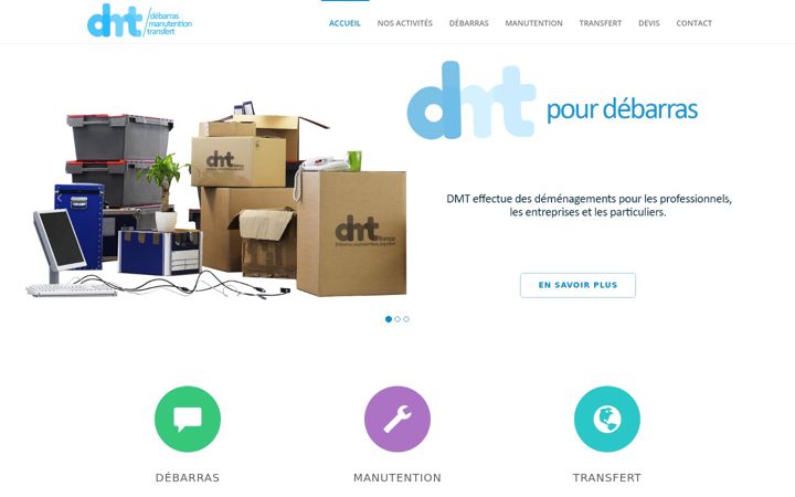 Screenshot of dmtfrance.fr