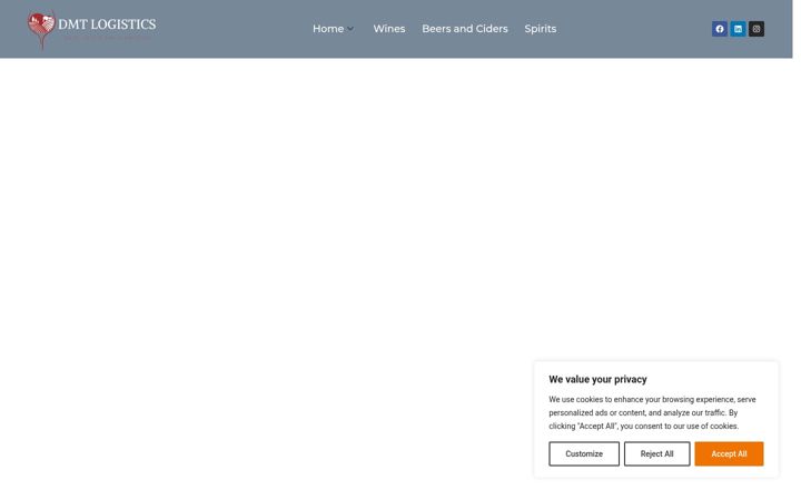 Screenshot of dmtlogistics.co.za