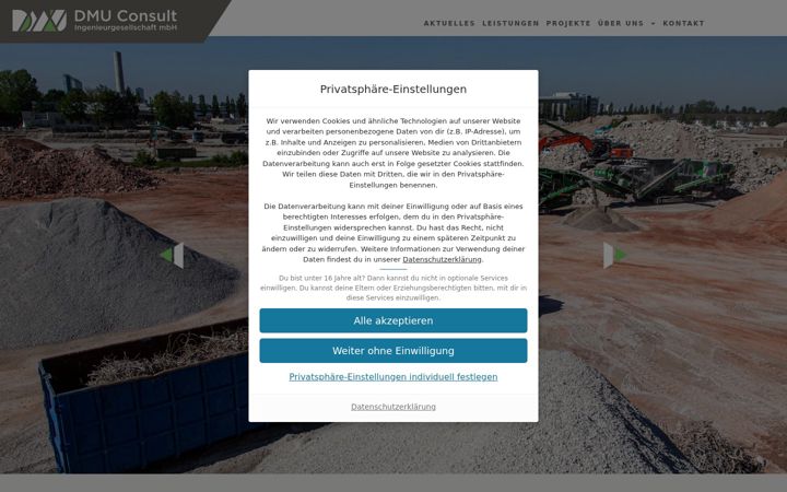 Screenshot του dmu.de