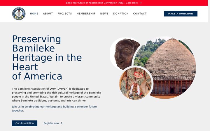 Screenshot of dmvba.org