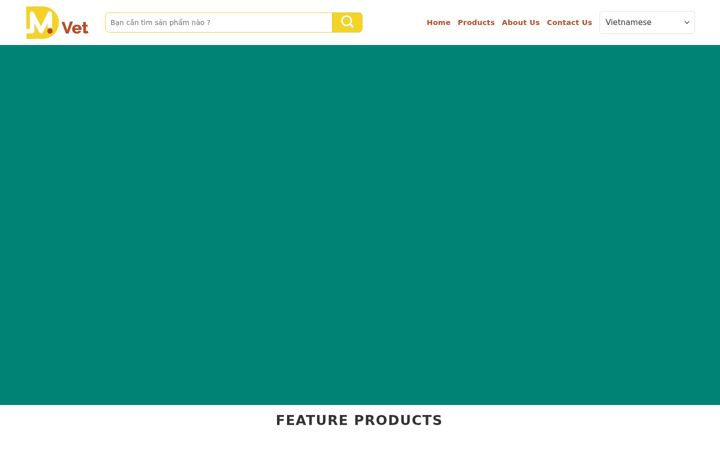 Screenshot of dmvet.vn
