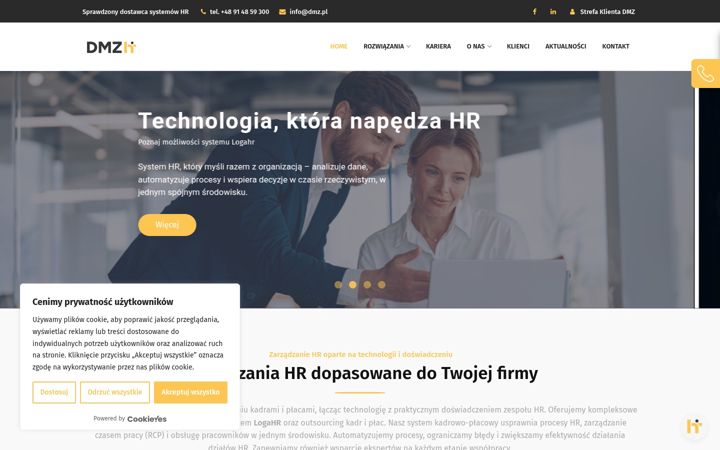 Screenshot of dmz.pl