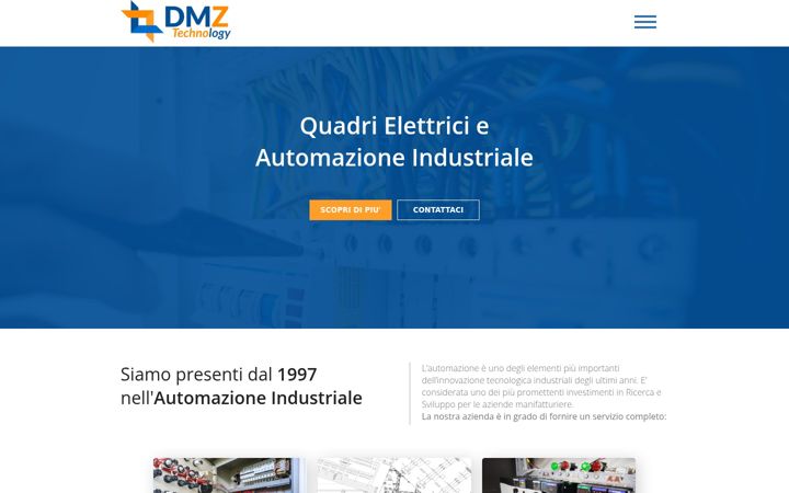 Screenshot of dmztechnology.it