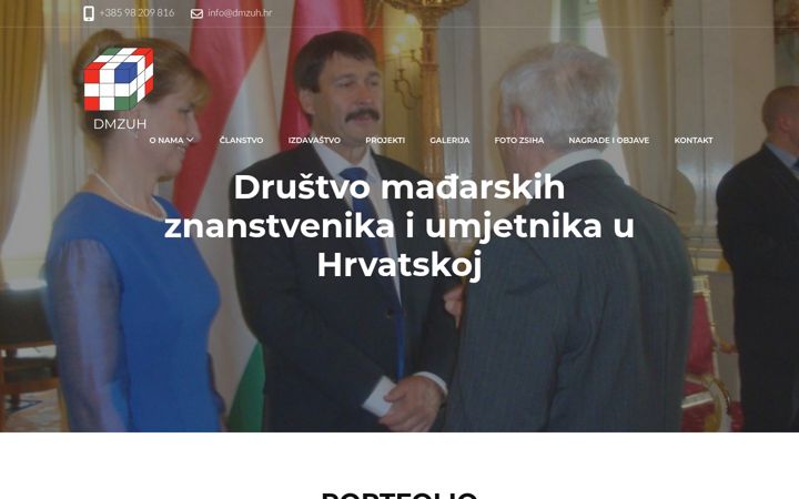 Screenshot of dmzuh.hr
