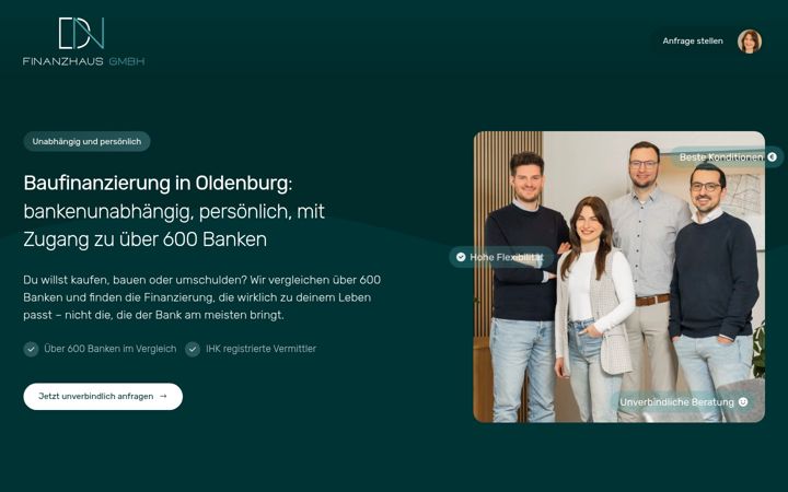 Screenshot του dn-finanzhaus.de