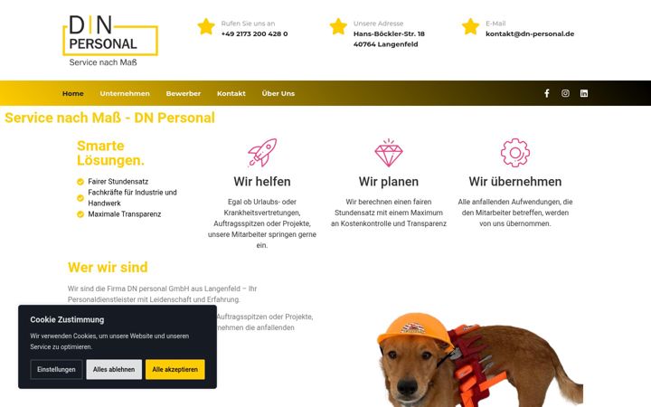 Screenshot του dn-personal.de