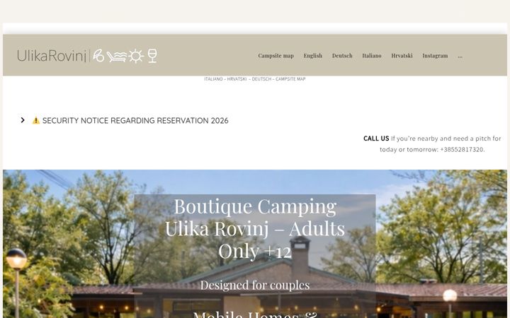 Screenshot of dn-rovinj.com