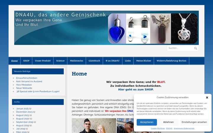 Screenshot του dna4u.de