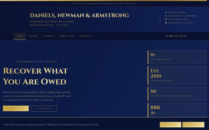 Screenshot of dnacollects.com