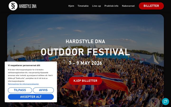 Екранна снимка на dnaoutdoor.no