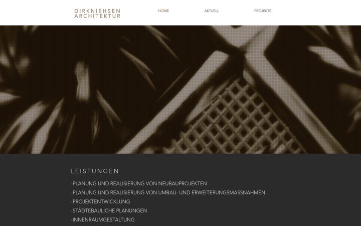 Screenshot of dnarchitektur.com