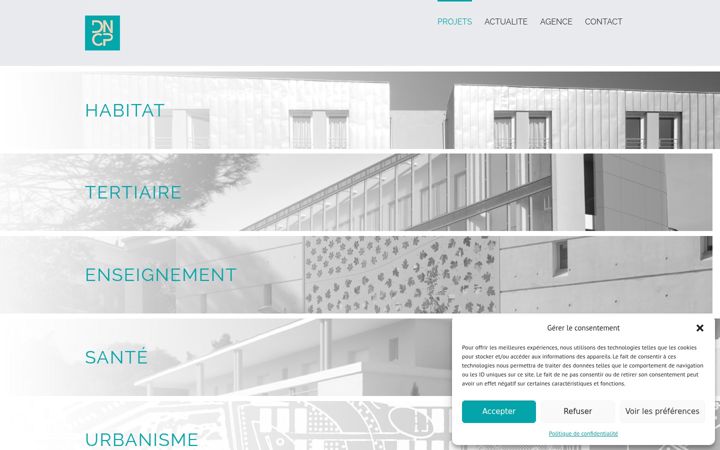 Zrzut ekranu dncp.fr