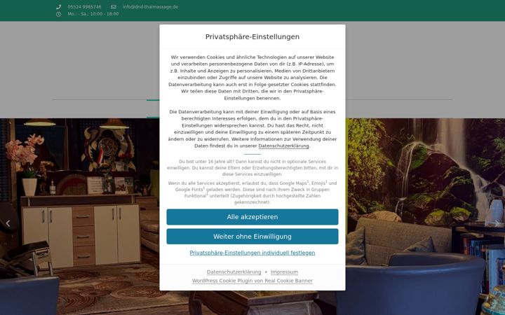 Screenshot of dnd-thaimassage.de
