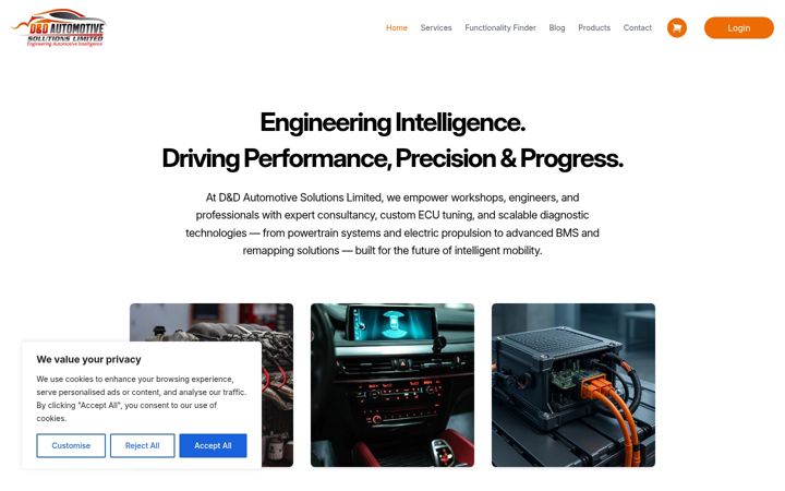 Screenshot of dndautos.co.uk