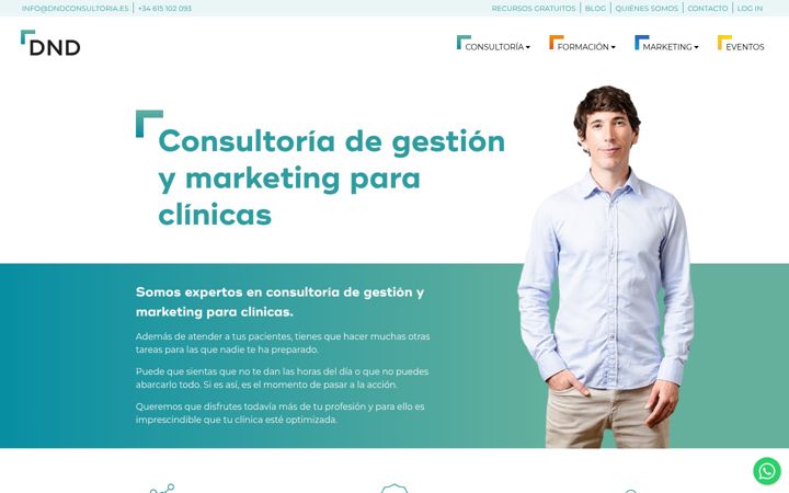 Screenshot of dndconsultoria.es