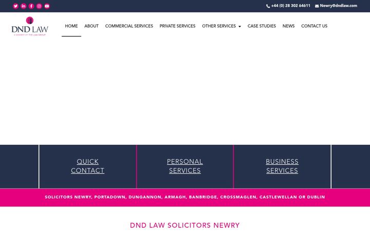 Screenshot of dndlaw.com