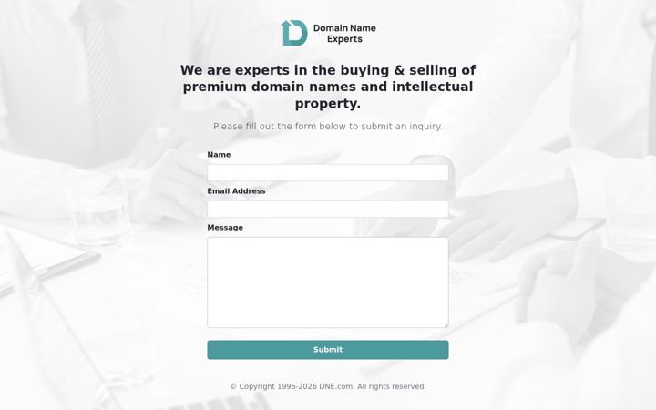 Screenshot of dne.com