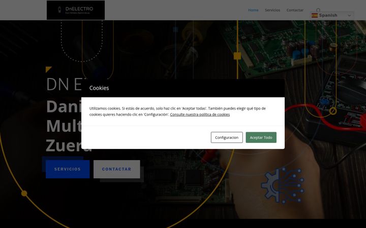 Screenshot of dnelectro.es