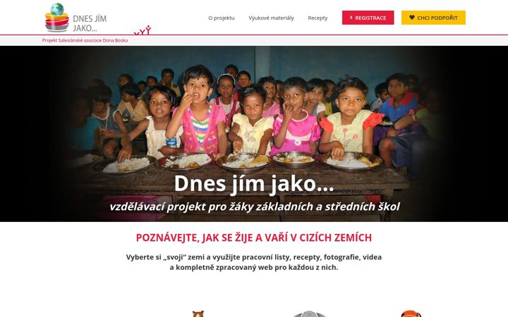 Screenshot of dnesjimjako.cz