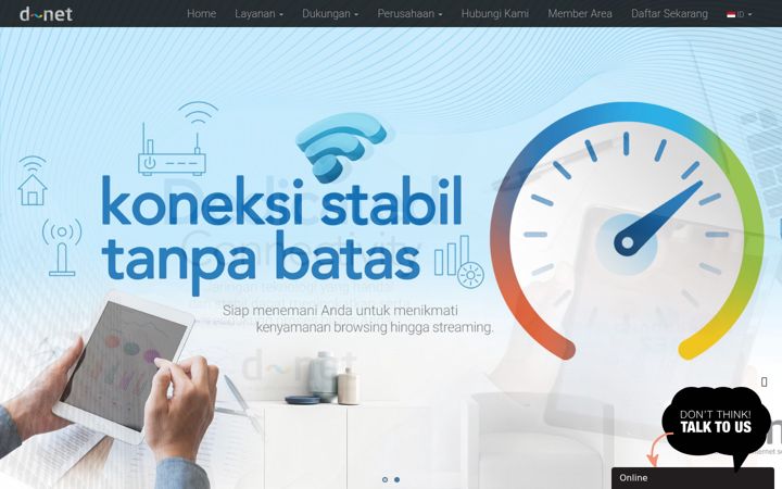 Screenshot of dnetsurabaya.id