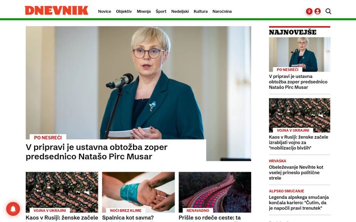 Screenshot von dnevnik.si