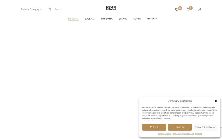 Screenshot of dnevnikcrtanja.com
