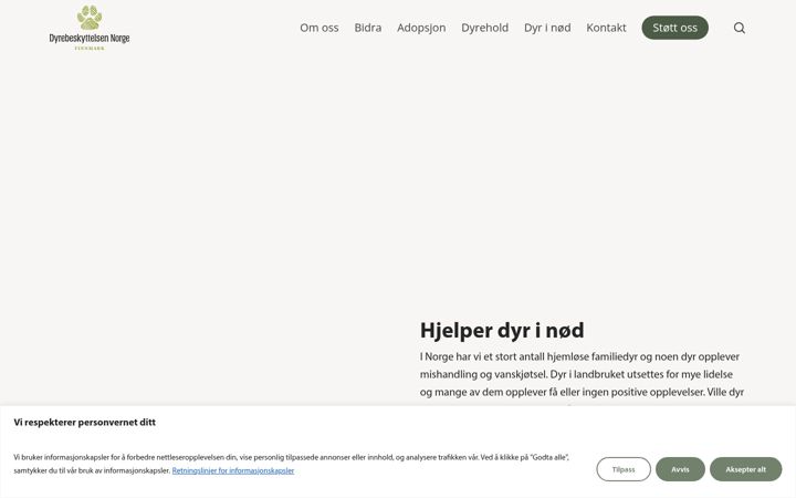Екранна снимка на dnfinnmark.no