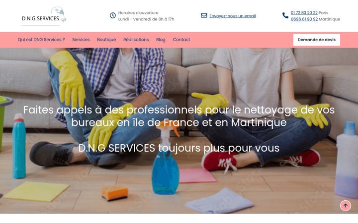Screenshot of dng-services.fr