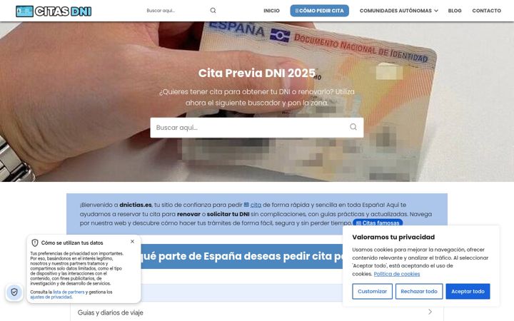 Screenshot of dnicitas.es