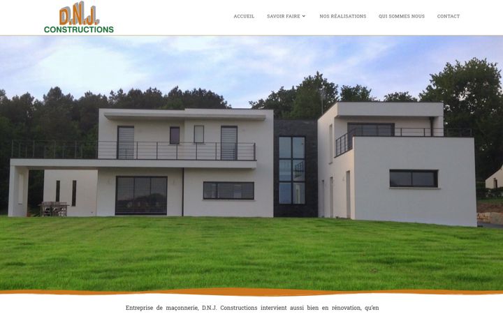 Screenshot of dnj-constructions.fr